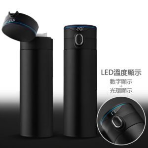 420ML316不銹鋼真空智能彈跳蓋保溫杯