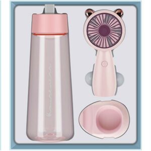 水杯小風扇商務禮品套裝