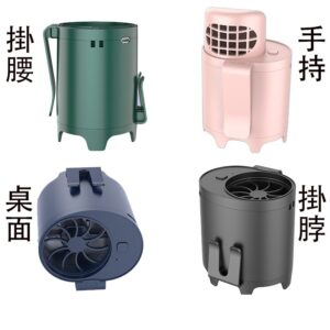 多功能掛腰掛脖手持桌面風扇