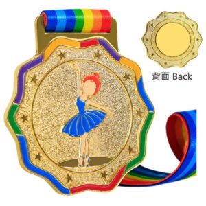 舞蹈金屬獎牌