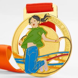 跳繩金屬獎牌