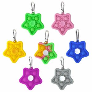 星星減壓陀螺玩具鑰匙扣