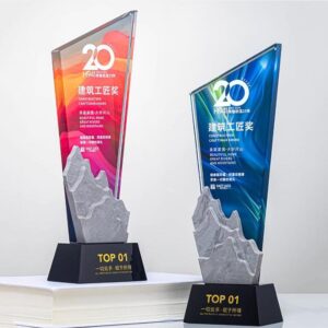 大理石水晶獎座