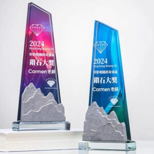 大理石水晶獎座