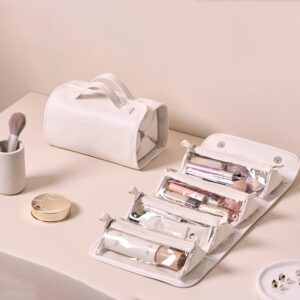 折疊PU收納洗漱包